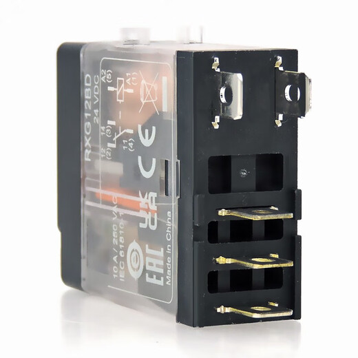 Schneider Electric RXG thin chip small relay, bipolar electromagnetic type, DC 24V, 5 pins, one open and one closed, 8 pins, 2 open and 2 closed, replacing G2R RXG12BD, 5 pins 10A