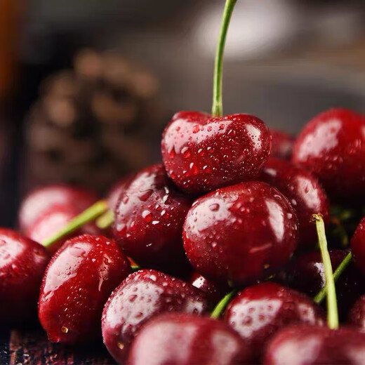 Fun to try Chilean cherries 2J grade fruit diameter about 28-30mm 5Jin Jin equals 0.5kg gift box fruit gift box
