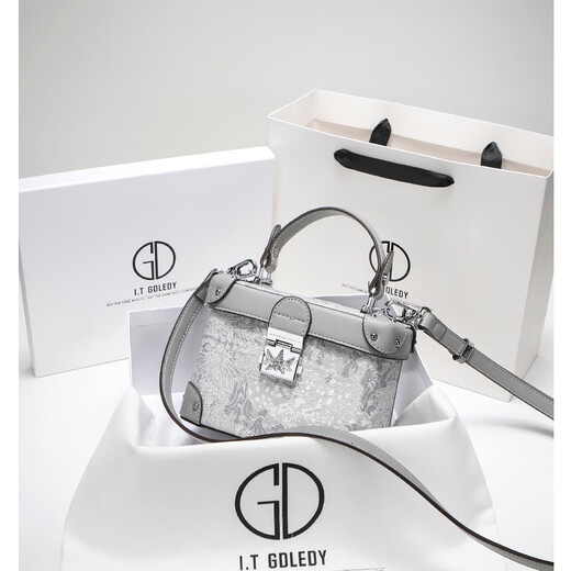 Ur alo bag women's bag 2026 new shoulder bag women's light luxury niche women's small bag crossbody bag birthday gift white (gift box)