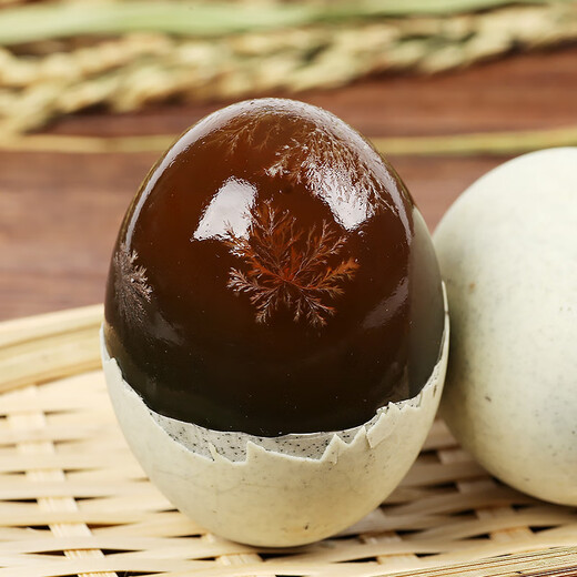 神丹特大松花皮蛋12枚840g  家庭装  无铅工艺鸭皮蛋