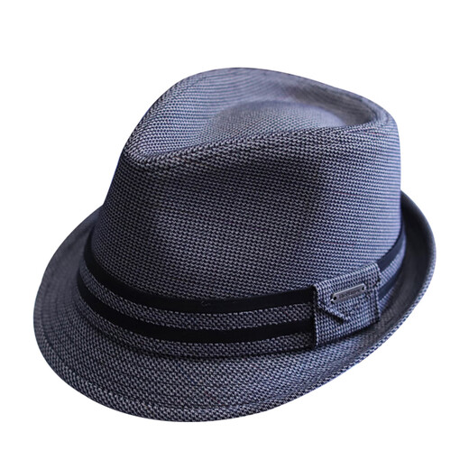 Tochino men's autumn casual gentleman's hat British retro wide-brimmed jazz hat outdoor leisure middle-aged and elderly sun protection hat trend Main picture color Regular M size (55-57cm) adjustable