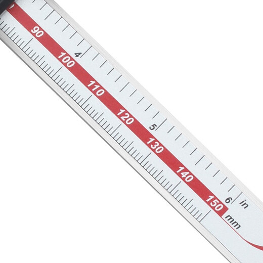 Three-quantity high-precision duckbill wire rope large-area digital display vernier caliper 0-150mm stainless steel wide-area caliper JD124 large-area 0-150mm