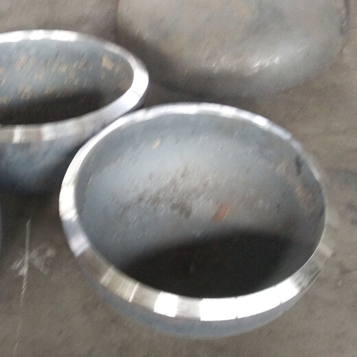 Carbon steel head pipe cap oval cover welding plug Q235 large stamped tank boiler container special iron seal DN100 complete carbon steel