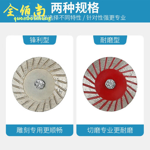 Quanbaishang Stone Carving Small Slices 4cm Cutting Sheet Stone Carving Lettering Electric Grinder Corrugated Dry Cutting Handled Saw Blade 4cm Corrugated Sheet Sharp Type 1