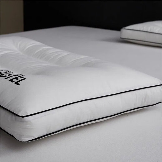 Lady Laura, un núcleo de almohada de algodón completo, almohada baja, almohada media, almohada alta, almohada de hotel, dormitorio no deformado, protección de cuello súper suave, almohada alta, pesa unos 1050 gramos, un par de ropa