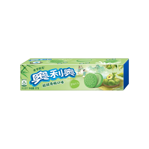 Oreo Sweet and Sour Green Plum Flavor Sandwich Biscuits 97g/box