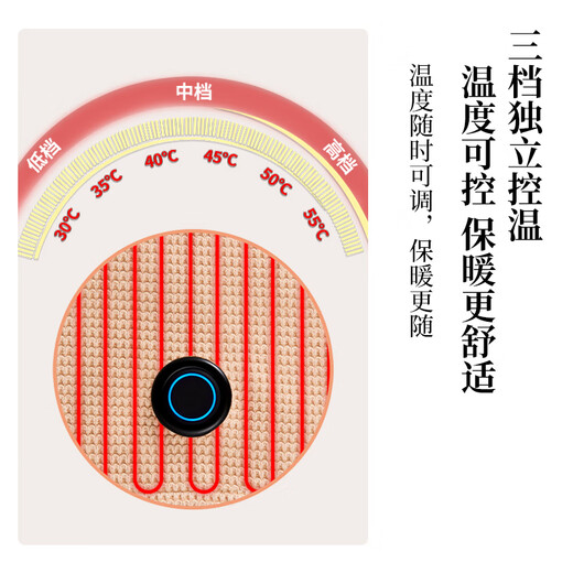 Seiki Ishizaki Electric Heating Blanket Heating Warming Shawl USB Washable Leg Cover Shawl Outdoor Home Office Khaki Apricot (1w mAh power bank + gift bag model) 1