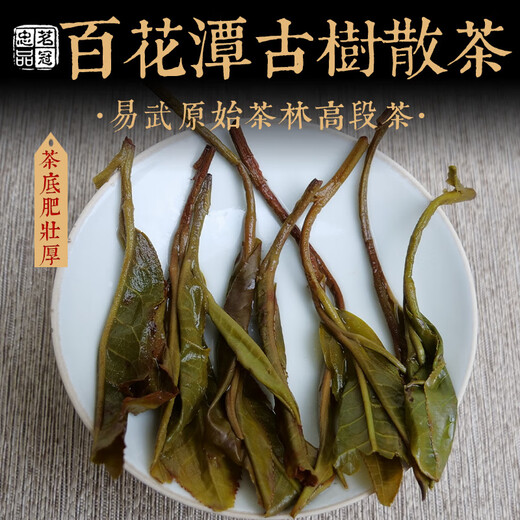 Mingguan Zhongpin 2021 Yiwu Baihuatan (Qing) Early Spring Ancient Tree Loose Tea Yunnan Ancient Tree Loose Tea Pu'er Tea Loose Tea 100g