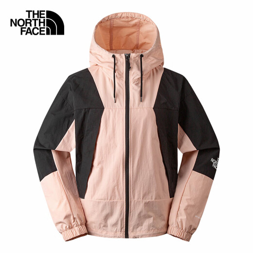 TheNorthFace thin windbreaker women's outdoor sports and leisure windproof and water-repellent windbreaker jacket 24 spring new 5K16UBF/pink M/160