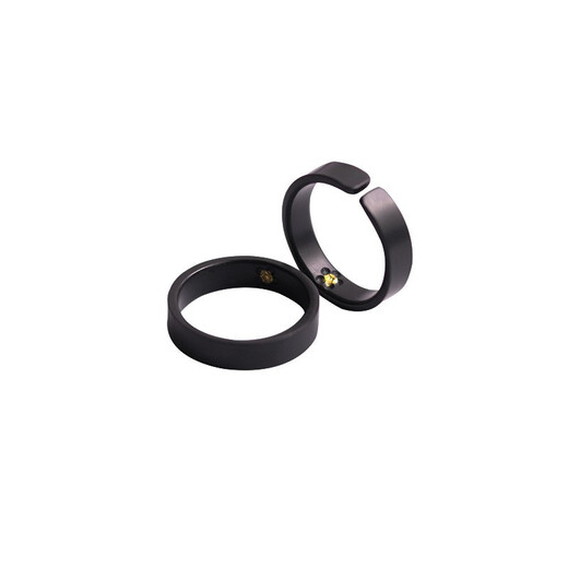 Qina Luoluo's Secret Love Ring Men's Trendy Fashion Couple Ring Women's Long Distance Relationship Simple Student Sends Friends Chinese Valentine's Day Gift One Men's Style