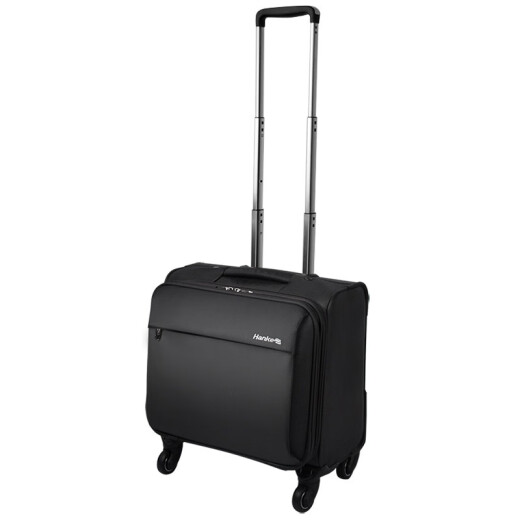 Hanker universal wheel trolley case for men and women business suitcase small suitcase boarding case password box 16 inches black