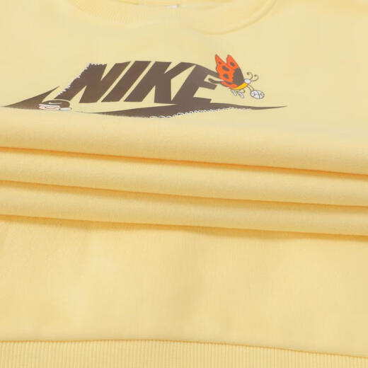 耐克NIKE【滔搏运动】大童K NSW CLUB FLC CREW LS GCEL卫衣 HQ4885-701 XS