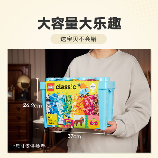 乐高（LEGO）积木拼装经典系列11038 缤纷创意积木盒男孩女孩儿童玩具生日礼物