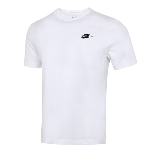 耐克（NIKE）T恤男 25夏季新款运动服小logo跑步训练篮球时尚纯色棉质圆领短袖 热售/全棉亲肤/刺绣标 XL (180/96A)