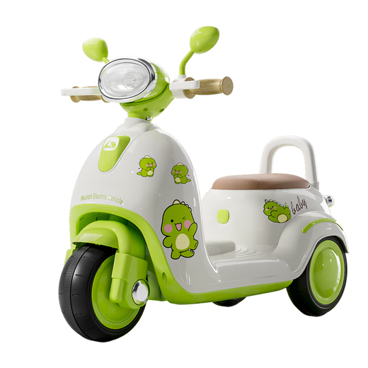 McGemon Children's Electric Car 1-3-3 años de edad para niños y cama para niños se pueden usar como un automóvil de juguete para bebés para un automóvil eléctrico para niños Khaki Brown Modelo básico [Single Drive + Education Música] Música de iluminación Función de educación temprana