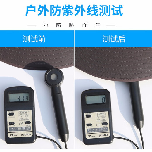 Woodpecker Sun Hat Men's Outdoor Travel Hiking Sun Hat Face Covering Sun Protection Fishing Hat Khaki 15cm Brim