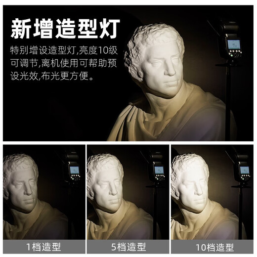 神牛V860III三代机顶闪光灯单反微单热靴闪光灯单反机顶灯高速同步离机TTL自动测光锂电机顶灯索尼版