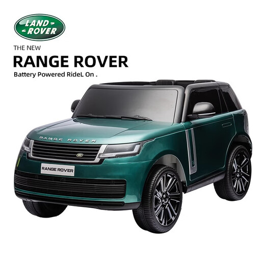 JHBEE Land Rover Range Rover children's electric car 1-6 years old four-wheeled with remote control toy car can sit in off-road car for children polished white (four-wheel drive + Bluetooth + 12V10A large battery +
