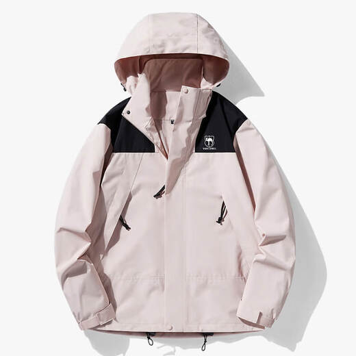 Western Camel (VANCAMEL) Jacket Men's Casual Sports Outdoor Jacket American Street Men's and Women's Top Jacket Tender Pink M