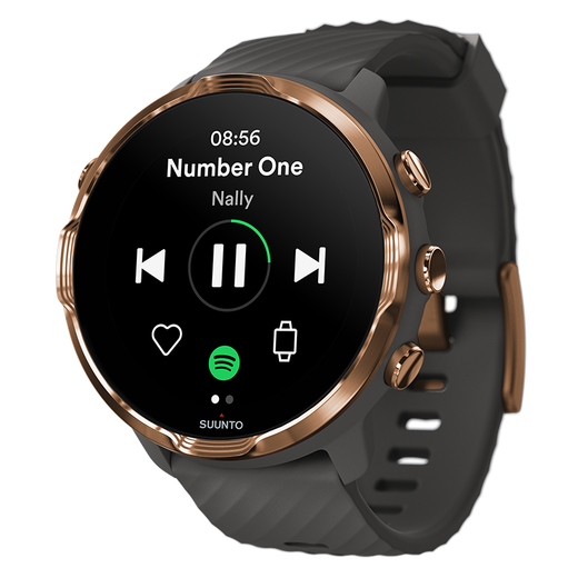 SUUNTO Suunto 7 Smart Sports Dual System Watch Beidou GPS Running Cycling Swimming Touch Screen Multi-Function Watch Graphite Copper/Graphite Copper