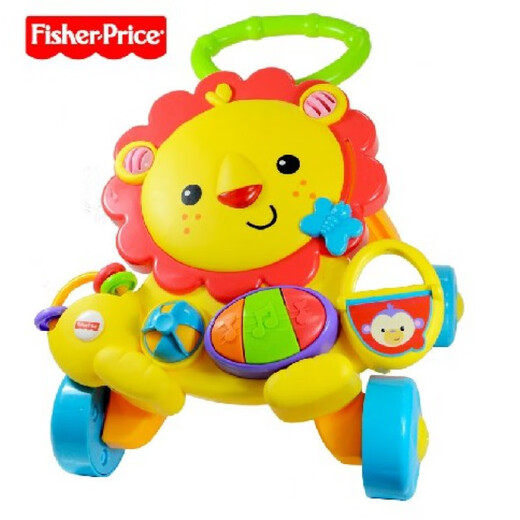 费雪（Fisher-Price）费雪Fisher多功能狮子学步车Y9854 手推车踏行车宝宝玩具 皮皮狗推车