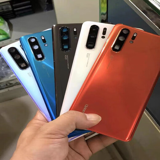 ZAVEZAVE is suitable for Huawei p30 original disassembly back cover p30pro glass back shell back shell mobile phone shell earphones p30pro back cover black jade blue 95 new original