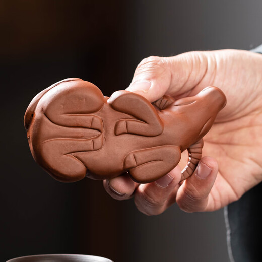 Porcelain Brand Tea Set (cipaiming teaset) Porcelain Brand Tea Purple Clay Tea Pet Ornaments Kung Fu Tea Set Accessories Car Ornaments Tea Ceremony Tea Toys Can Be Raised Purple Clay <Niu Yun> Purple Clay Tea Pet