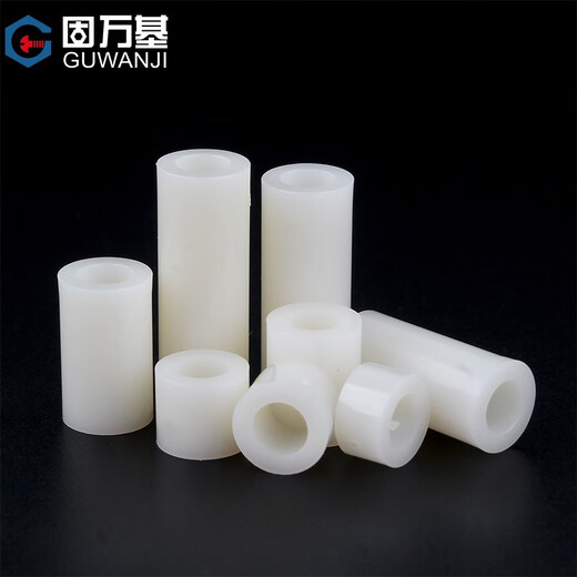 Guwanji ABS padded column nylon casing support column isolation column plastic insulated column hollow pad column straight-through column spacer column 5*3.2*5 100 pieces