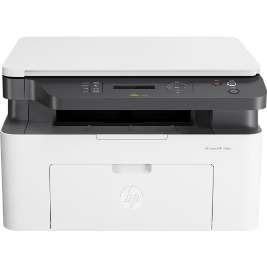 HP (HP) 1188w/a/nw printer office A4 black and white wireless laser student home three-in-one copy scanning multi-functional integrated test paper printing 1188w [wireless connection printing copy scanning] replaces 136wm package one (standard + 1 easy-to-add powder toner cartridge + large gift package)