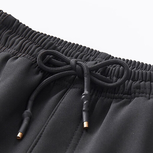 Pantalon de charge du peuple Beizhou Plus Velvet épaissis épaissis extérieur et coquille de vent Agneau imperméable Velvet chaud Grand Taille Pantalon de randonnée Pantalon de ski noir (pieds plats) 9928 m
