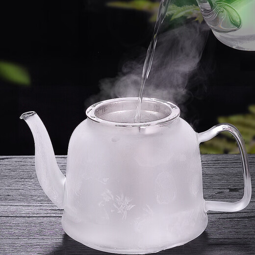 玻璃茶壶套装家用耐高温加厚大容量茶具烧水过滤泡茶水壶冲煮茶器 葫芦壶450ml(建议1到2人使用)