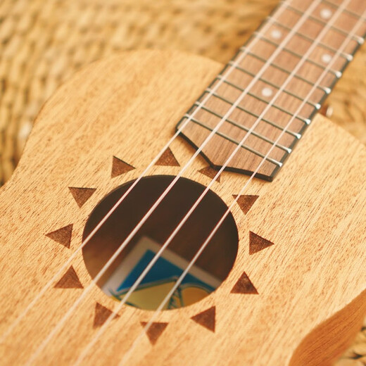 Todo Ukulele River Nil Carbon String Pfirsich Herz empfohlen für Anfänger Kinder kleine Gitarre Todo Nile Nile Nile Nile 23 Zoll