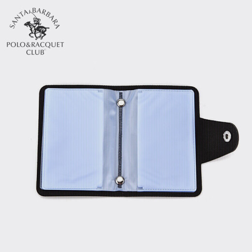 Saint Paul card holder bank card holder business card multi-slot multi-function card holder thin men's and women's leather black 24 card slots