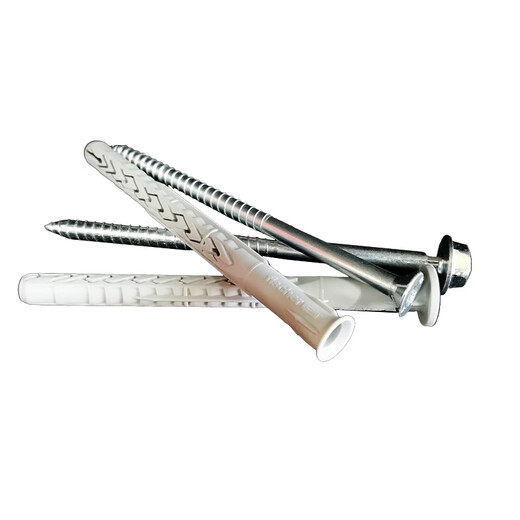 Fischer expansion bolt screw extended nylon anchor SXRL10mm hexagonal head lightweight wall hollow brick concrete solid brick imported from Germany 10x120FUS with hexagonal head nails 10 pieces 522721