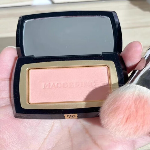 
MaoGEPING BEAUTY soft gauze blush sample packed 806/802/803 Pure early cherry cinnamon peach expanding color 818 nude pink peach [0.3g] send brush