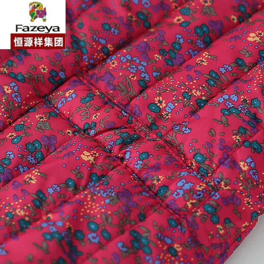 Caiyang Hengyuanxiang Old Man, vieille dame, petite veste en coton, grand-mère, vêtements d'hiver, veste en coton, mère porte une grande taille, mince doublure intérieure, veste en coton plus 2691 rouge XL (90-105jin [Jin est égal à 0,5 kg]))