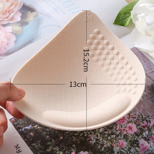 GLO-Story Water Drop Cup Brustpad ohne Größe Dessous exklusive Ersatzteile Atmungsfreies leichter BH-Zubehör für Frauen WXD212044 Split Cup (schwarz)