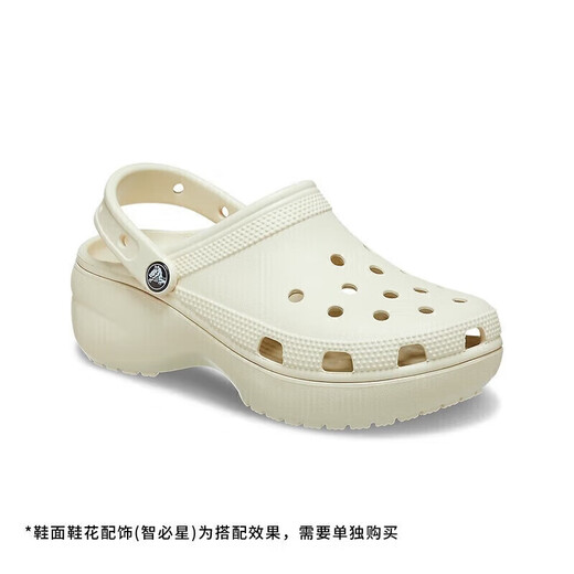 crocs Crocs thick-soled cloud hole shoes outdoor 206750 Bone white-2Y2 36/37 (230mm)