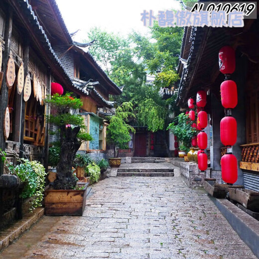 
New live background video live room anchor landscape pastoral outdoor scene Kuaishou Douyin Internet celebrity background cloth 11149 width 2.5 meters high 2.5 meters