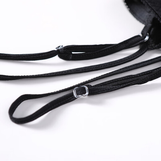 Jinsanta silk tube top spring and summer mulberry silk sexy lace anti-exposure strap tube top black 7100-7 M