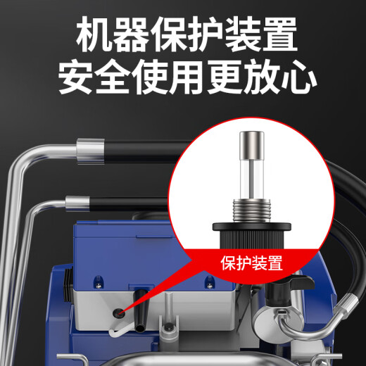 
Jinge high-pressure airless sprayer latex paint spraying high power brand spraying machine electric paint spraying plunger machine JG-695 ceramic pump wear-resistant (3200 watts)