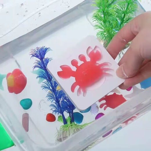 欧凯森魔幻水精灵套装神奇水宝宝模具diy手工制作材料无儿童益智玩具 1瓶共60ml+1模具