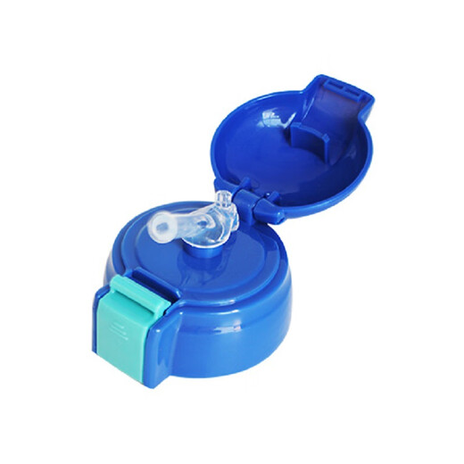 Temeike TOMIC kettle accessories 1bbs1278 children's insulation water cup cup lid kettle straw lid silicone suction nozzle straight drink cover blue