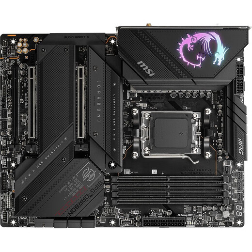 
MSI X670E motherboard with AMD Ryzen 9800X3D9600X9700X9950X motherboard CPU set Board U set MSI X670E CARBON WIFI Dark R9 9900X loose film