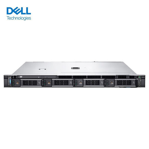 戴尔（DELL）R250 /R350 1U机架式服务器主机 单路 ERP/网页/文件服务器 R350八核十六线E-2378(2.6GHz） 64G内存/2块4TSAS H755导轨键鼠