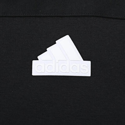 Adidas kurzärärmiges T-Shirt für Männer 2025 Sommer New Sportswear gestrickt atmungsaktiven losen runden Halshülle IA8129 Pure Cotton IT3937 Black M