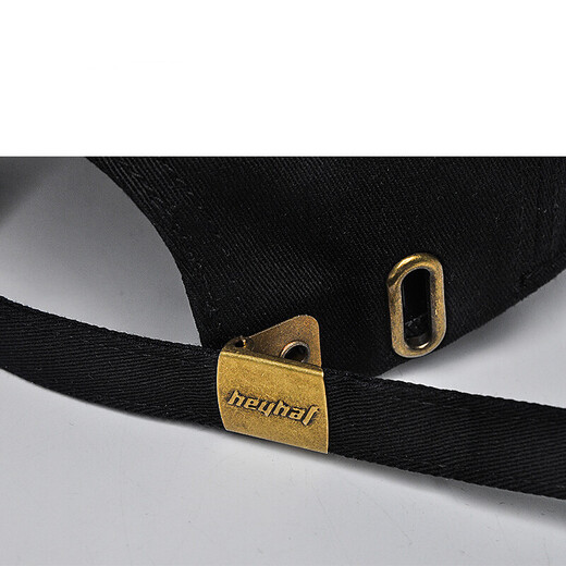 Fox fairy hat for men and women, Korean version ins, trendy peaked cap, four seasons baseball cap, fashionable and versatile embroidered Internet celebrity feather hat, feather style, black M adjustable (55-60c)