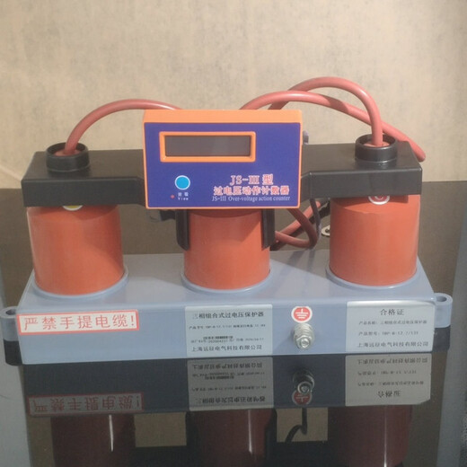 10KV high voltage AC three-phase combined overvoltage protector arrester TBP-B-12.7/131 square wave 600A