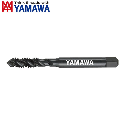 Japan imported YAMAWA stainless steel spiral tapping SU+SP/SU-SP oxidation treatment upper chip removal blind hole machine tap P2 M4X0.7