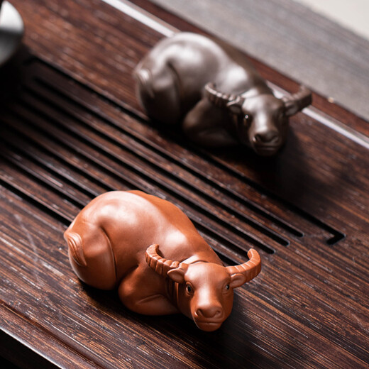 Porcelain Brand Tea Set (cipaiming teaset) Porcelain Brand Tea Purple Clay Tea Pet Ornaments Kung Fu Tea Set Accessories Car Ornaments Tea Ceremony Tea Toys Can Be Raised Purple Clay <Niu Yun> Purple Clay Tea Pet